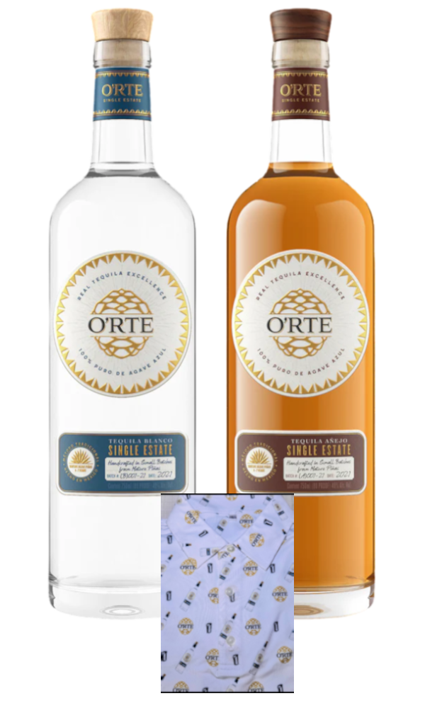 O'RTE Tequila Blanco + O'RTE Tequila Añejo