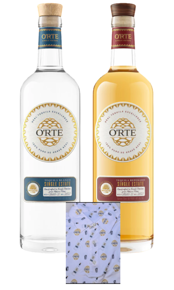 O'RTE Tequila Blanco + O'RTE Tequila Reposado