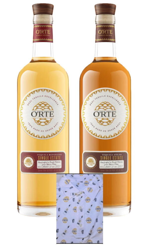 O'RTE Tequila Reposado + O'RTE Tequila Añejo